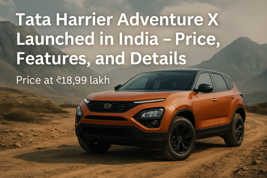 tata harier adventure, Tata, new car,