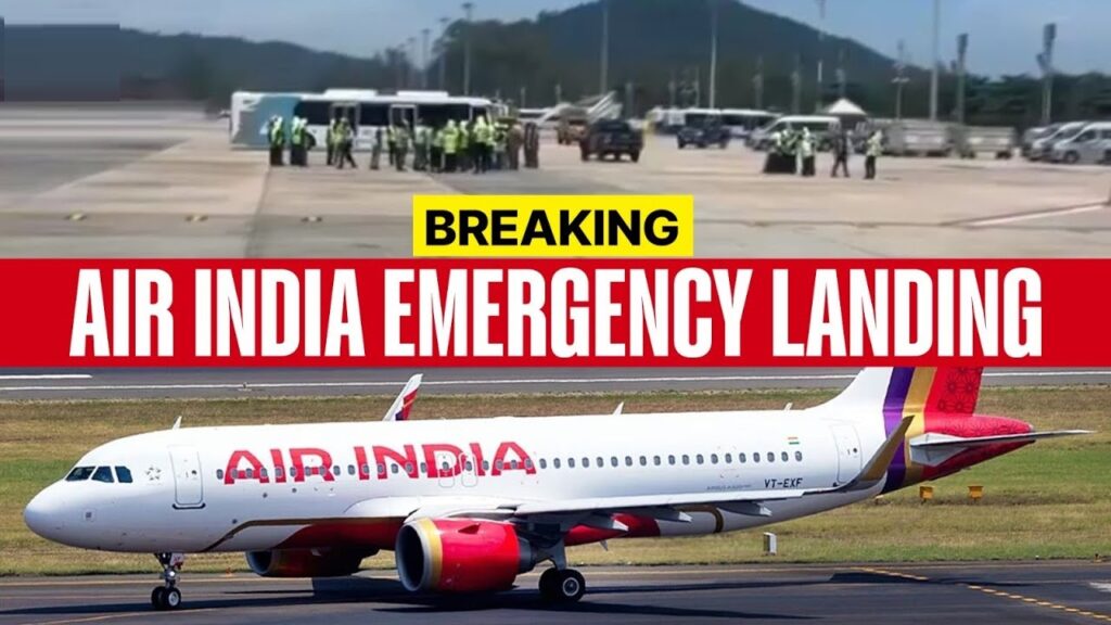 Air india emergency Landing