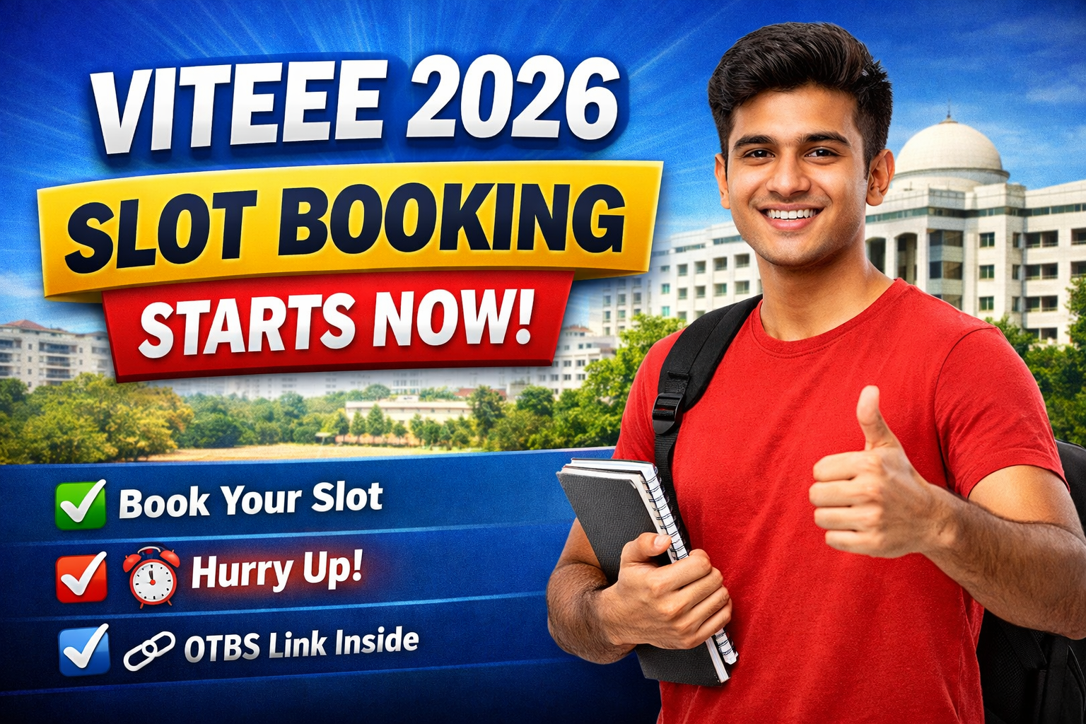 VITEEE Slot Booking 2026